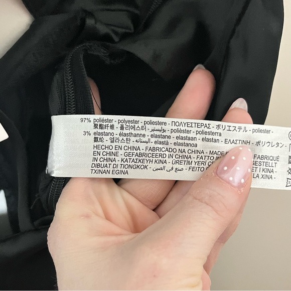 ZARA ASYMMETRIC SATIN CUTOUT MIDI DRESS SEXY BLACK BLOGGER FAV NWT SIZE MEDIUM - Picture 11 of 13